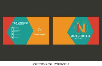 Modern professional business card design