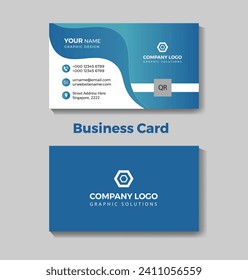 Modern professional business card design