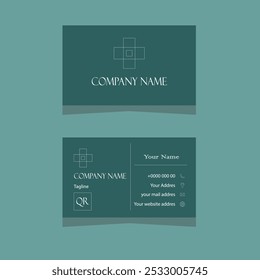 Modern professional business card design