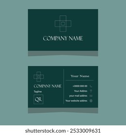 Modern professional business card design