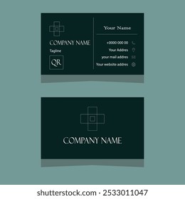 Modern professional business card design