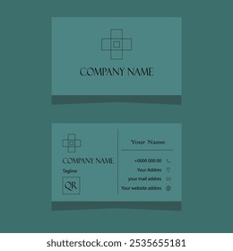 Modern professional business card design