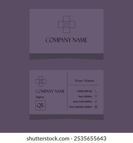 Modern professional business card design