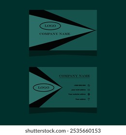 Modern professional business card design