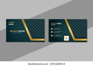 Modern professional business card design