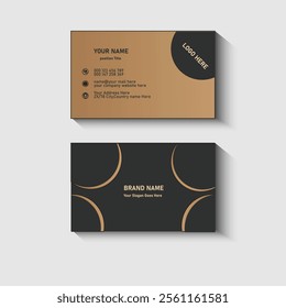 Modern and professional business card design