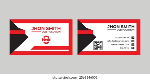 Modern professional business card design. visiting cart for business.