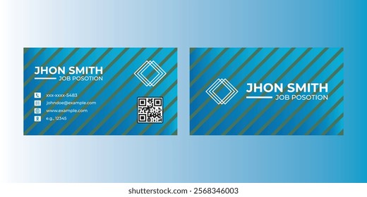 Modern professional business card design. visiting cart for business.