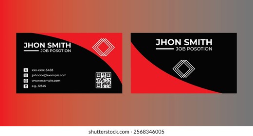 Modern professional business card design. visiting cart for business.