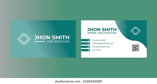 Modern professional business card design. visiting cart for business.