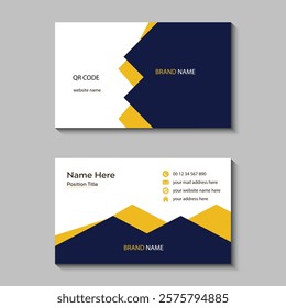 Modern professional business card design