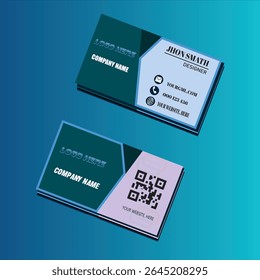Modern professioneel visitekaartje ontwerp sjabloon voor corporate, agentschap, of personal branding. Schone lay-out, bewerkbare tekst, klaar voor afdrukken, CMYK-kleur en gelaagd PSD-bestand inbegrepen.
