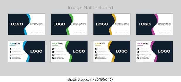 Modern and professional business card design suitable for personal, corporate, and branding purposes. Clean layout, print-ready, and fully customizable for any industry