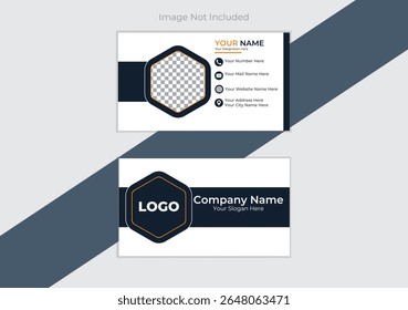 Modern and professional business card design suitable for personal, corporate, and branding purposes. Clean layout, print-ready, and fully customizable for any industry