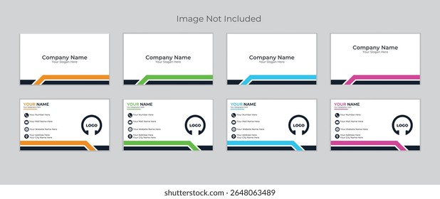 Modern and professional business card design suitable for personal, corporate, and branding purposes. Clean layout, print-ready, and fully customizable for any industry