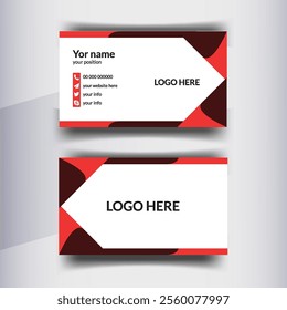 Modern professional business card new design