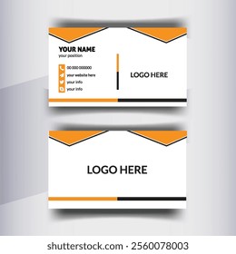 Modern professional business card new design