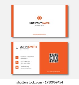 Modern professional business card Premium Vector