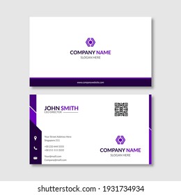 Modern professional business card Premium Vector