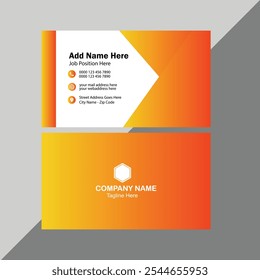 Modern professional business card Premium 