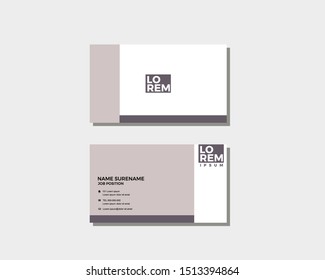 modern professional Business card template vector