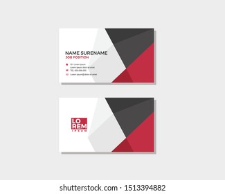 modern professional Business card template vector