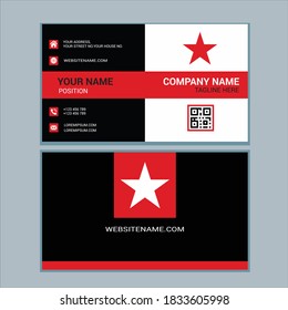 Modern professional business card template
