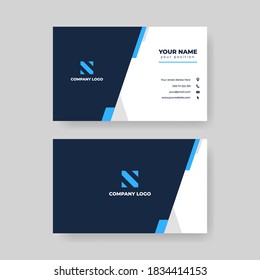 Modern professional business card template vector