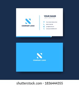 Modern professional business card template vector