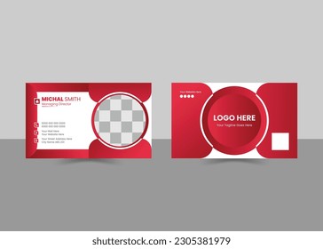 
Modern professional business card template luxurious variation 