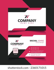 Modern Professional Business Card Template l Visiting Card Design l Creative Visiting Card l Corporate Business Card Design Template