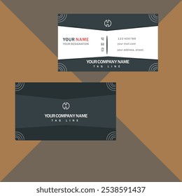 Modern Professional Business Card Template Design