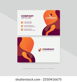 modern and professional business card template