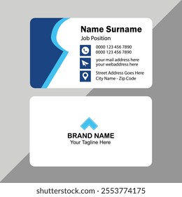 Modern professional Business Card Template Design