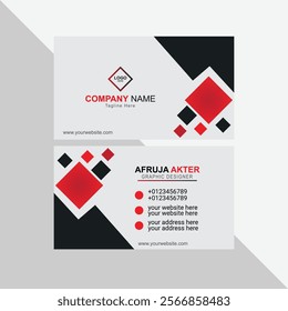 Modern and  professional business card template