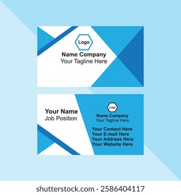 Modern professional business card template design