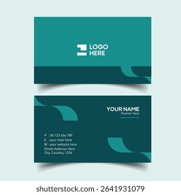 Modern Professional Business Card Template for Personal and Corporate Branding
