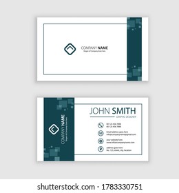 modern professional business card vector template
