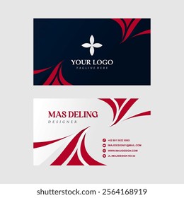 Modern professional business card vector design