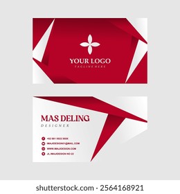 Modern professional business card vector design