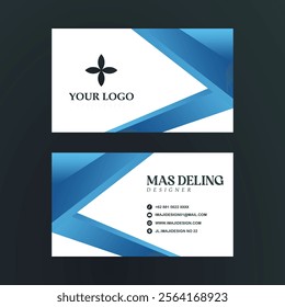 Modern professional business card vector design