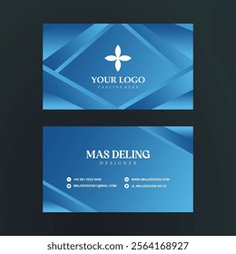 Modern professional business card vector design