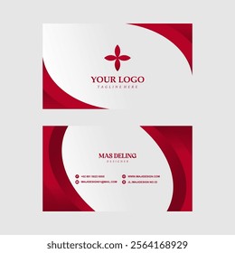 Modern professional business card vector design