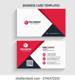 Modern Professional Business Cards - Corporate Identity Template.