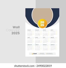 Modern Professional Business Desk Calendar Design