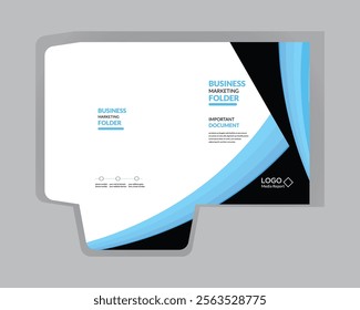 Modern  Professional Business folder for files, document
