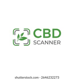 Modern and professional CBD Scanner logo design representing clarity, trust, and innovation. Perfect for CBD analysis tools, health tech brands, and cannabis-related services.
