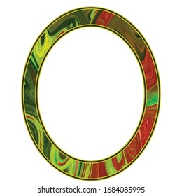 Modern professional circular frame for pictures. Frame template, Luxury frame for a picture.