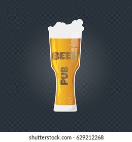 Modern professional cold beer template logo design