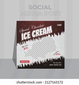 Modern Professional Creative Victor Unique Smart Food Social media Post  Template or a Square Poster Design. Standard Banner Or Visual Square Presentations Easy to use a Restaurant or a Company.